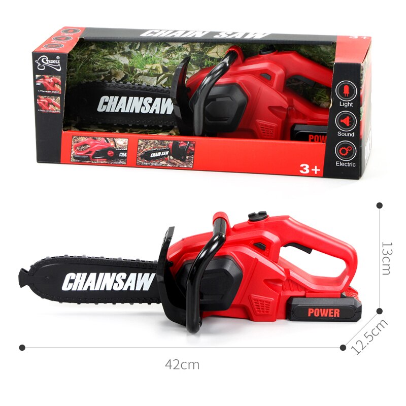 Maintenance Tools Electric Saw Lawn Blower Lawn Mower Simulation Maintenance Tools Pretend To Play with Garden Boy Toys