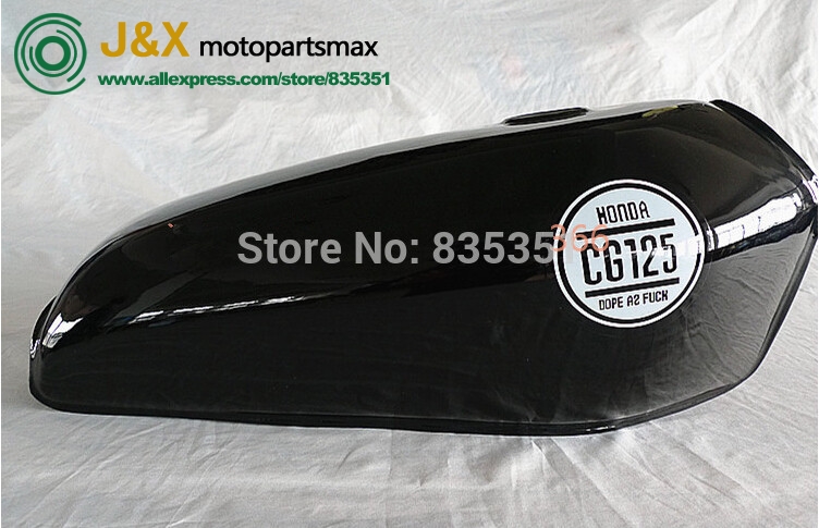 black CG125 FUEL TANK add to 9 litres capacity than original tank Thickening of automotive paint process
