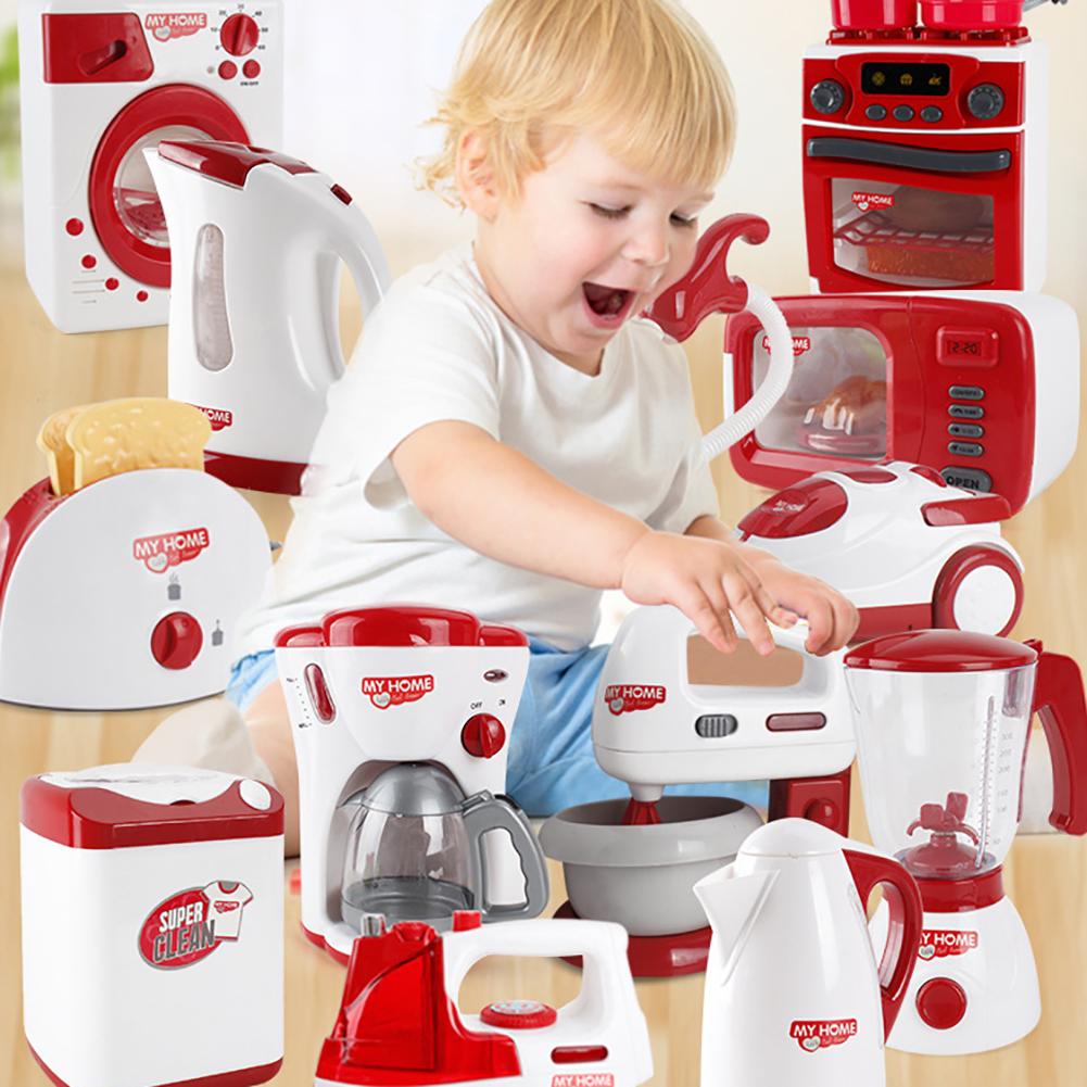 Bambini Educational Macchina da Caffè Mini Macchina Del Pane Elettrodomestici Giochi di Imitazione Giocattolo