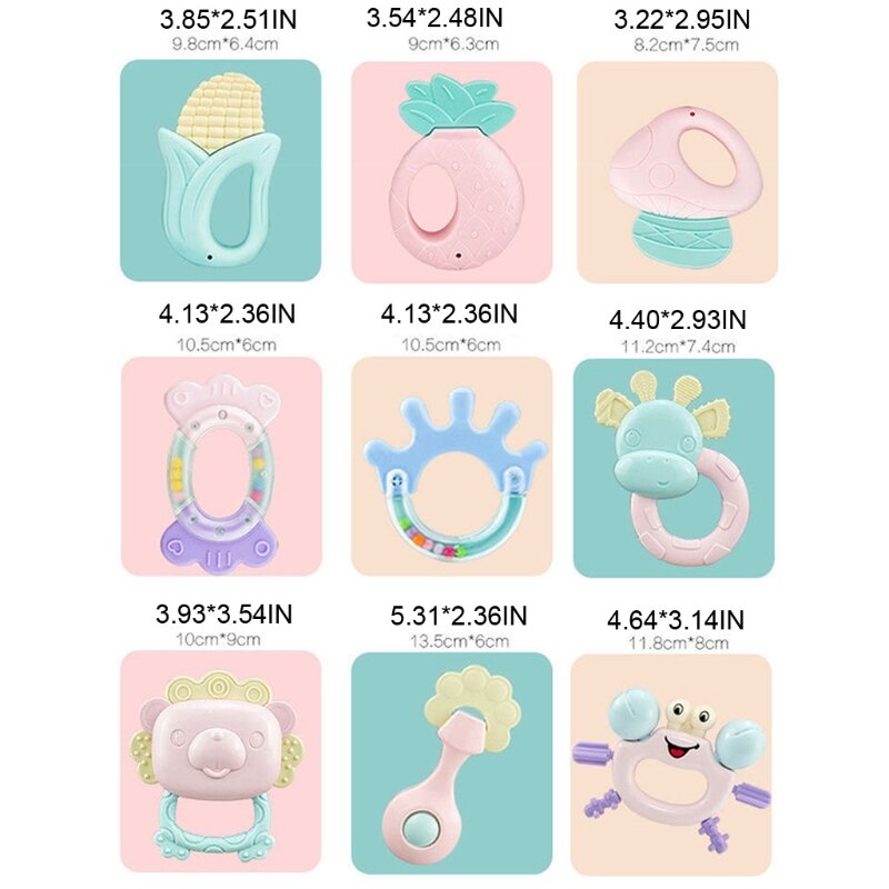 Anti-fall Toothbrush Nursing Infant Training Teether Toddler Heat-resistant H055