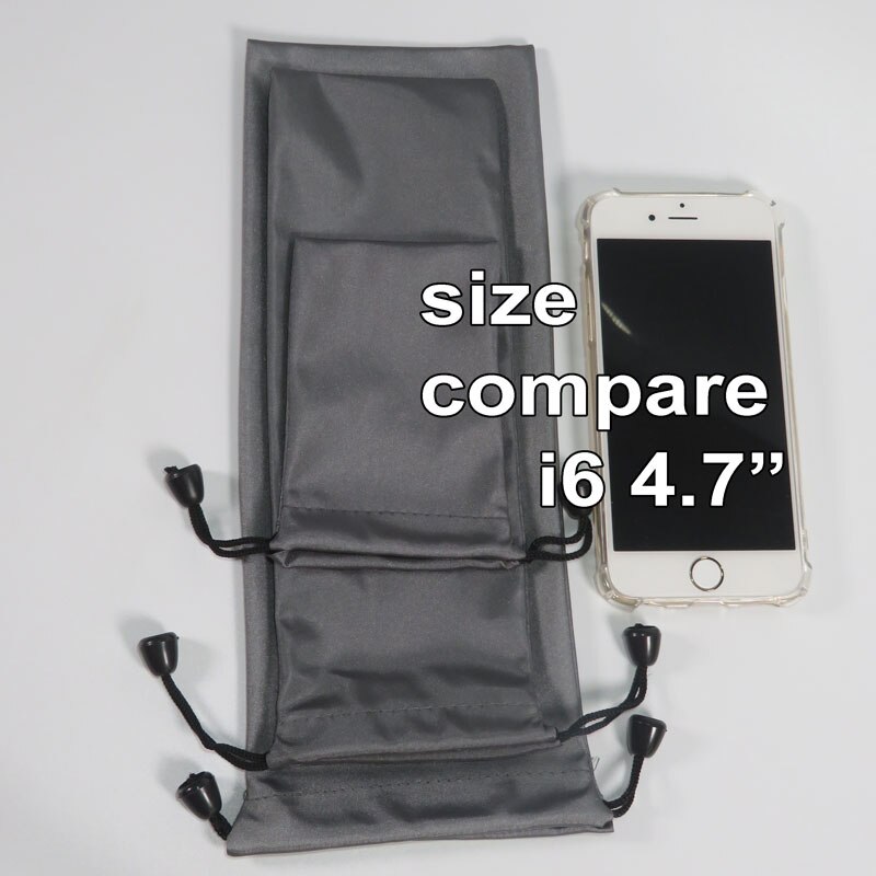 Pctonique sac étanche pour iPhone Huawei Samsung Selfie bâton de poche adaptateur de banque de puissance étui de rangement 20x8cm 27x10 10x20 15 sac