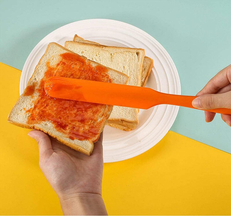ANAEAT Silicone Cake Icing Spatula Bakeware Pastry Tool Cake Sugarcraft Butter Smoother Scraper Kitchen tool