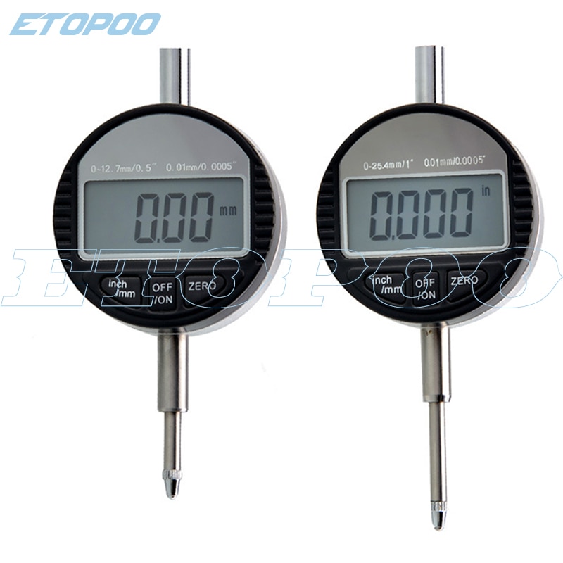 25.4mm digital indicator Digital Dial Indicator 0-25.4mm/1&amp;quot;x0.01mm electronic dial gauge electronic indicator