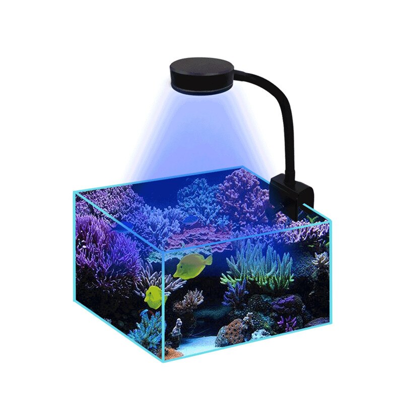 Q2-B Aquarium Led Licht 9/12/18W Zee Water Verlichting Saltwater Clip-On Lamp Marine Coral reef Fish Nano Tank Zonsopgang Zonsondergang