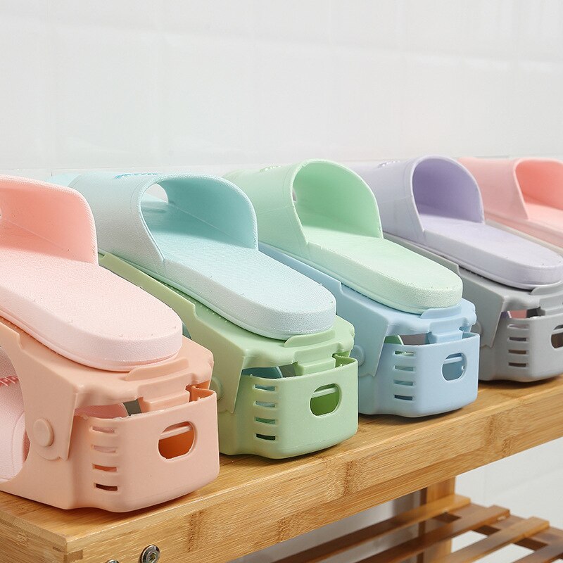 Shoe Rack Durable Adjustable Shoe Rack Shoe Rack Space Saving Cabinet Closet Storage Shoe Rack Shoe Rack Random Colors