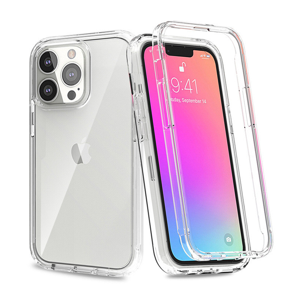 360° Shockproof Full Body Clear Case For IPhone 11/12/13 Series | Ultra Slim