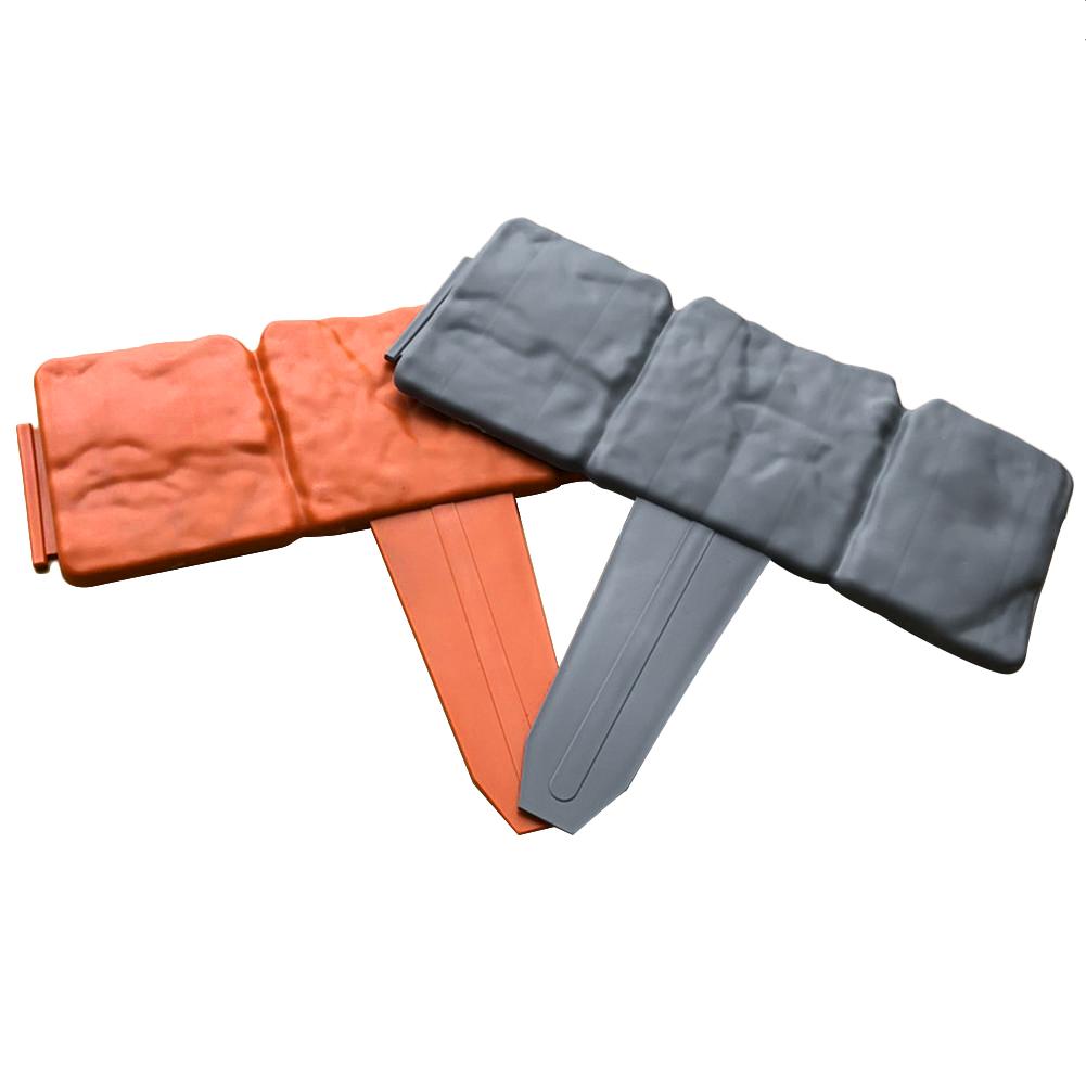 20 pcs Garden Fence Cobblestone Border Plastic Lawn Edging Plant Border Decorations Flower Bed Border Garden Landscape 40a