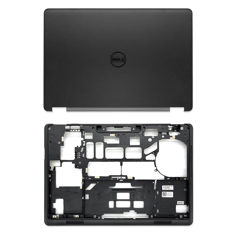 Coque supérieure et inférieure pour ordinateur portable Dell Latitude E5450, avec cadre avant, charnières, repose-paume, écran LCD noir, 0JX8MW, sans contact, 14 pouces, 5450