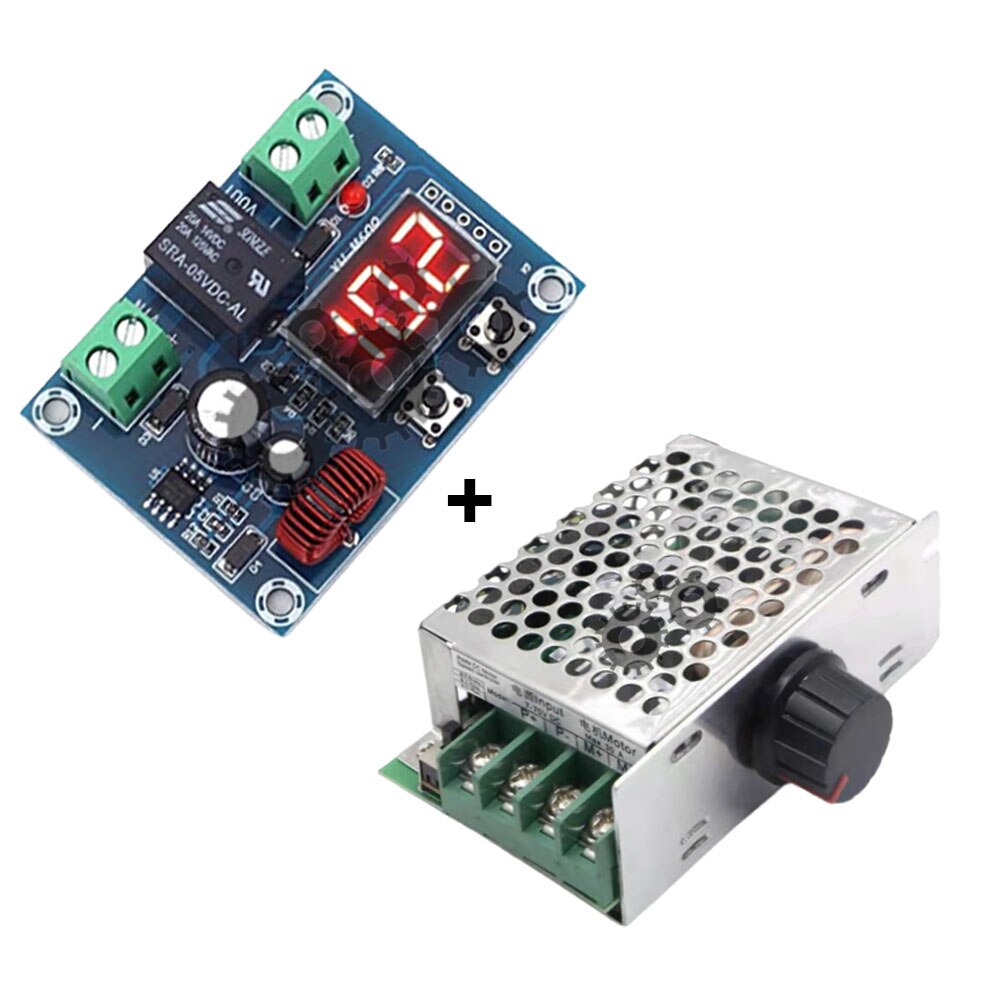 Dc Brush Motor Speed Controller Riorand 7-70v Pwm Dc Motor Speed Controller Switch 30a +12v Protection Switch Module: governor-kit