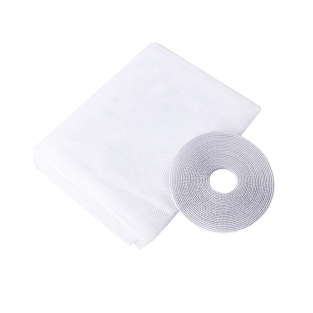 150 x 130cm zomer anti-muggen raam klamboe diy raam insectennet mesh zelfklevend onzichtbaar net met magische sticker: Default Title