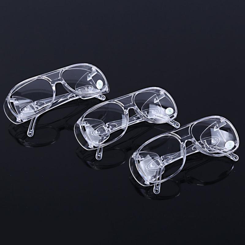 Clear Safety Goggles Work Eye Protection Working Eyewear Splash Protective Transparent Glasses Wind Dust Anti-fog Glasses: 3pcs