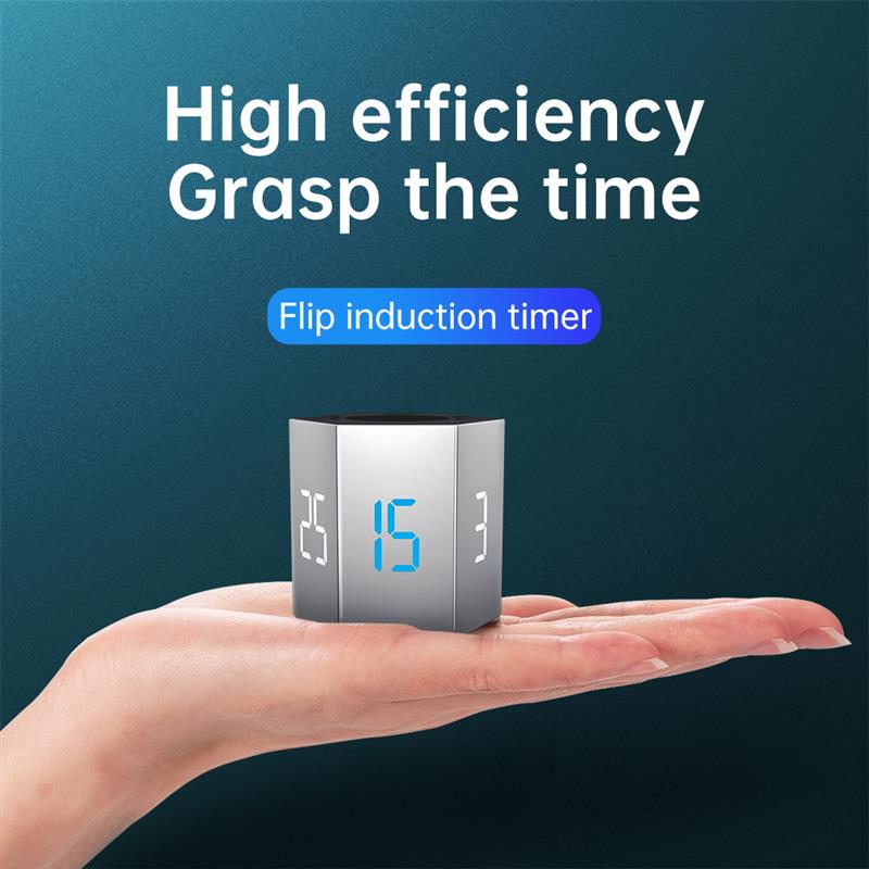 Llano Led Digitale Timer Keuken Koken Studie Mini Wekker Usb Countdown Flip Timer Voor Oefening Games Werkt