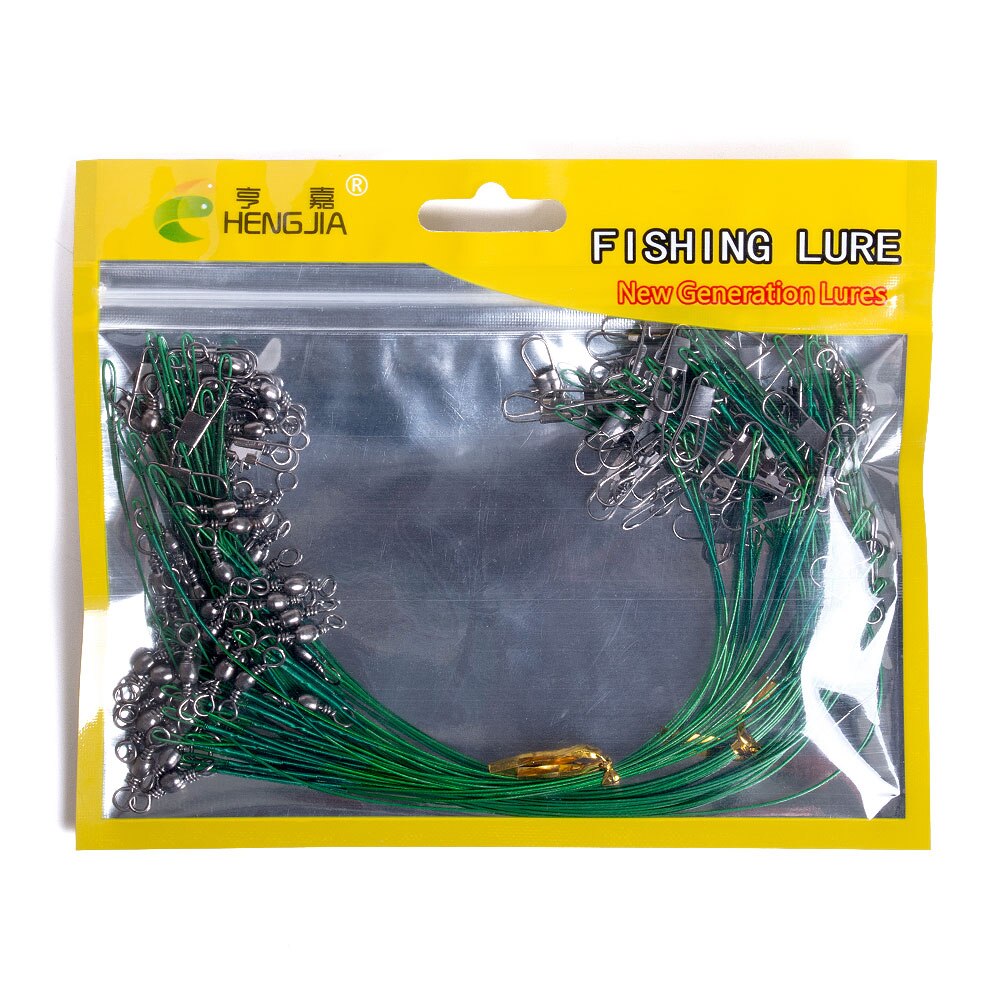 Fil De Pêche Acier Inoxydable JOINPAYA - Ligne Résistante Leurres Et Appâts, Lot De 50