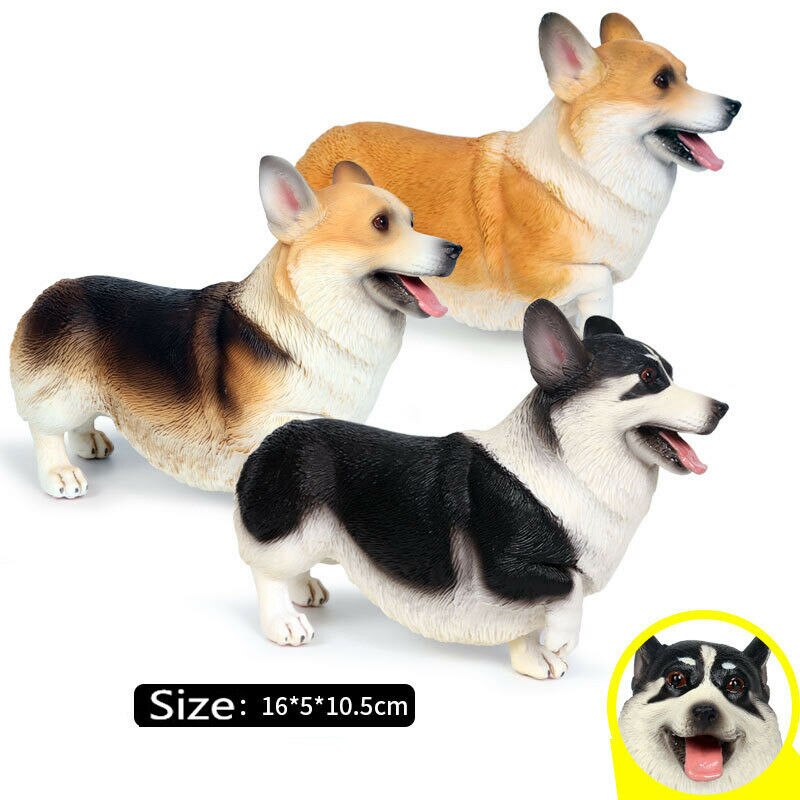 Simulation Fighter Bull Terrier Dog Pet Animal Figure Model Toy Collector Decor Educational Toys Decoration Kid Birthday