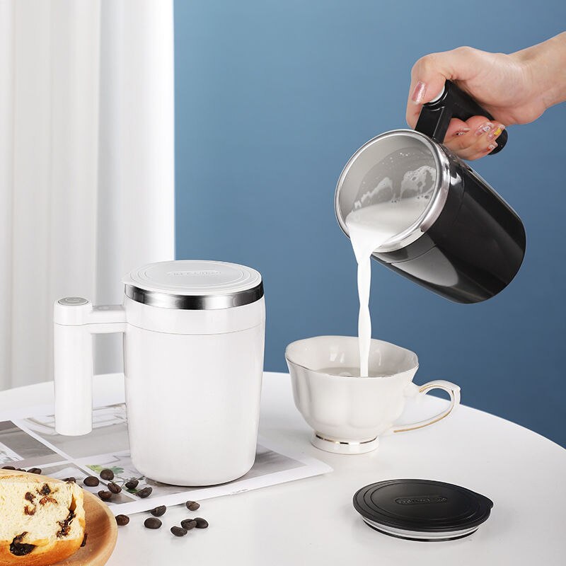 Fully Automatic Stirring Cup Charging Multi-functional Electric Coffee Cup Lazy Office Rotating Magnetic Cup Couple