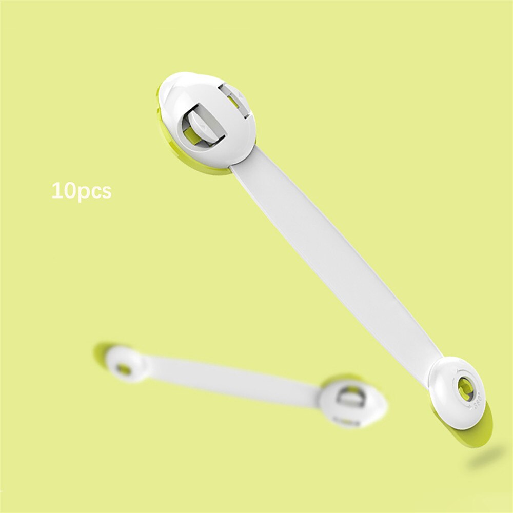 10pcs Child Safety Cabinet Lock Children Cupboard Baby Proof Lock for Kitchen Door Drawer Closet Refrigerator Household Parts