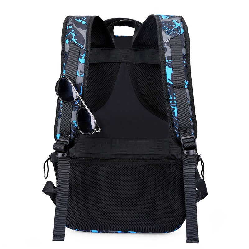 OKKID hohe schule taschen für jungen wasserdichte große schule Rucksack männer reisen Rucksack mit gepäck gürtel Schüler schoole taschen