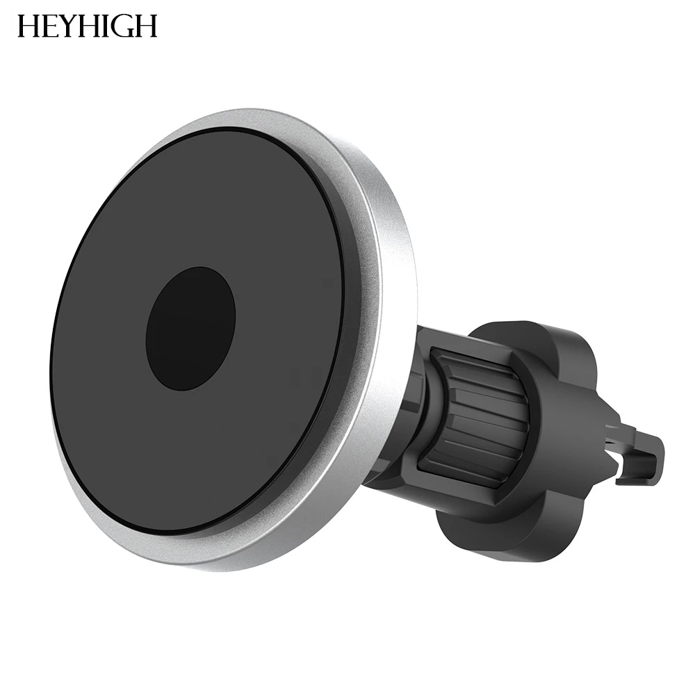15W Magnetic Wireless Car Charger for iPhone 12 Pro Max - Qi Fast Charge Vent Mount Magsafe Phone Holder