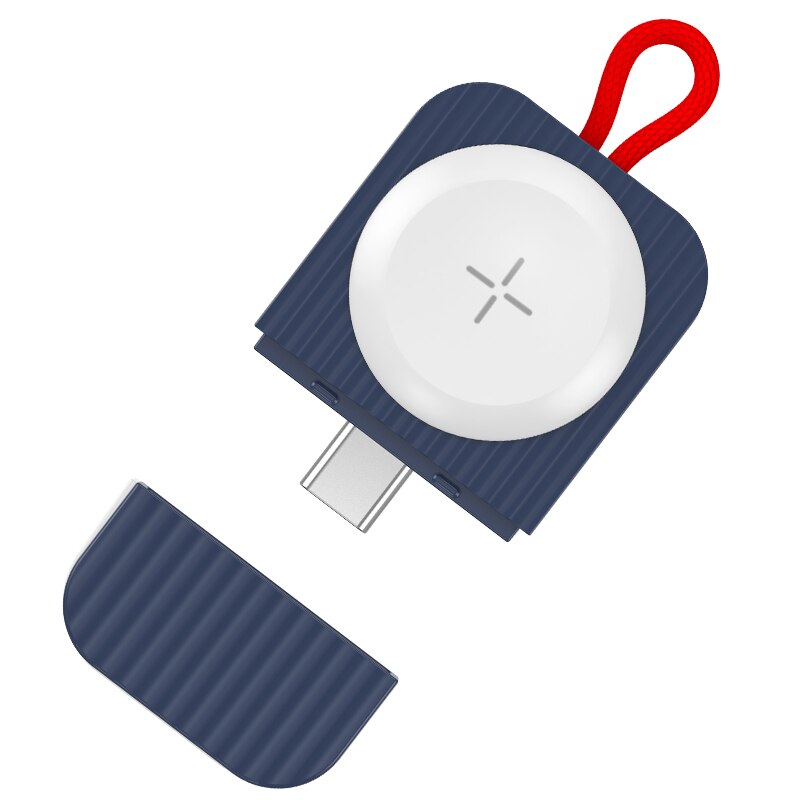Voor Apple Horloge Serie 5 4 3 Draagbare Qi Draadloze Usb Opladen Dock ForiWatch2020 Voor Magnetische Draadloze Oplader Pad