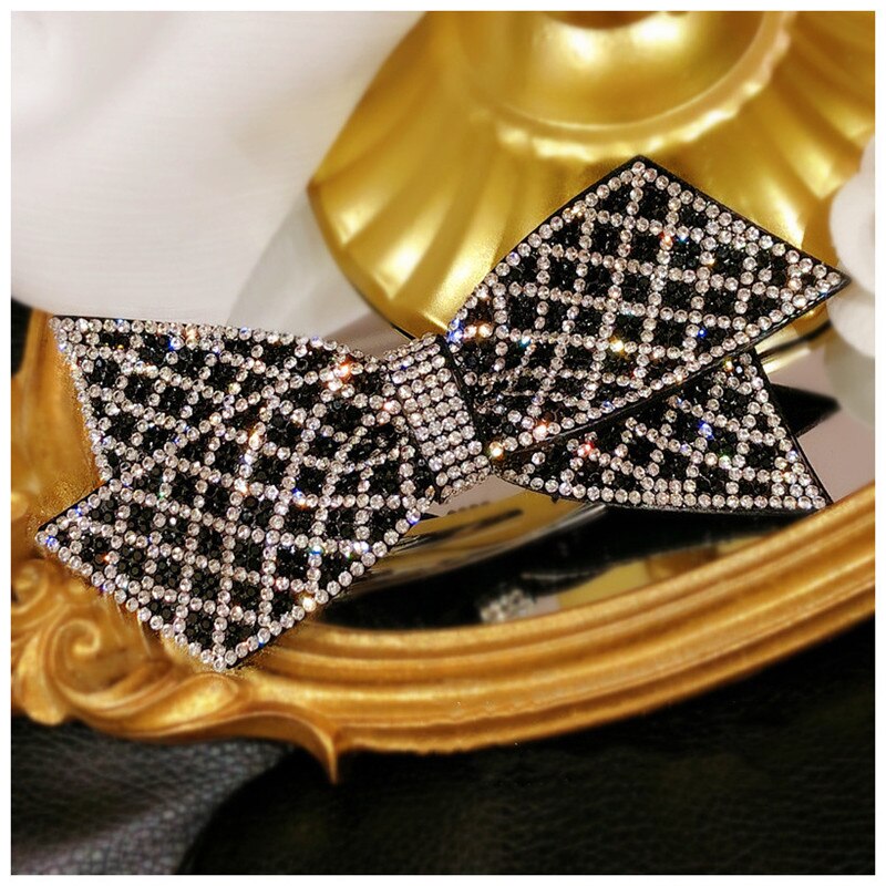 Haarnadeln für damen,  s925 vintage-haarnadeln mit schleife und zirkonia-federverschluss, haarspangen, haarbänder, accessoires, feiner schmuck