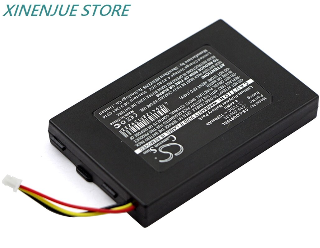 Batterie de casque sans fil 3.7V/1200mAh pour Logitech G533,G933,G933S, 533-000132