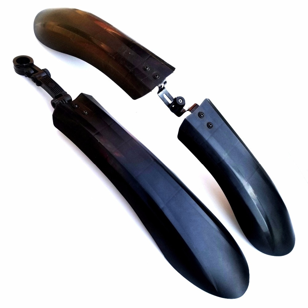 Bike Fender 20"/24”/26" Snow Bicycle Bike Wings MTB Bikes Front Rear Mud Guard Fenders for 26 MTB Bikes Cycling Black Mudguard