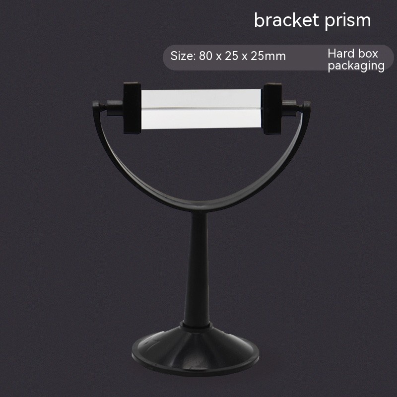 Prisma Triangular de 50/80/100/150mm, Prisma de arcoíris, cristal, herramienta de enseñanza fotográfica de física para niños, suministros para estudiantes: Azul