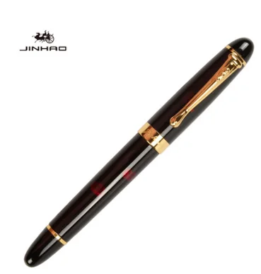 IRAURITA Fountain Pen Jinhao 450 Metal Ink Pens Caneta Tinteiro Pluma Fuente Office Black: Red / o．b．