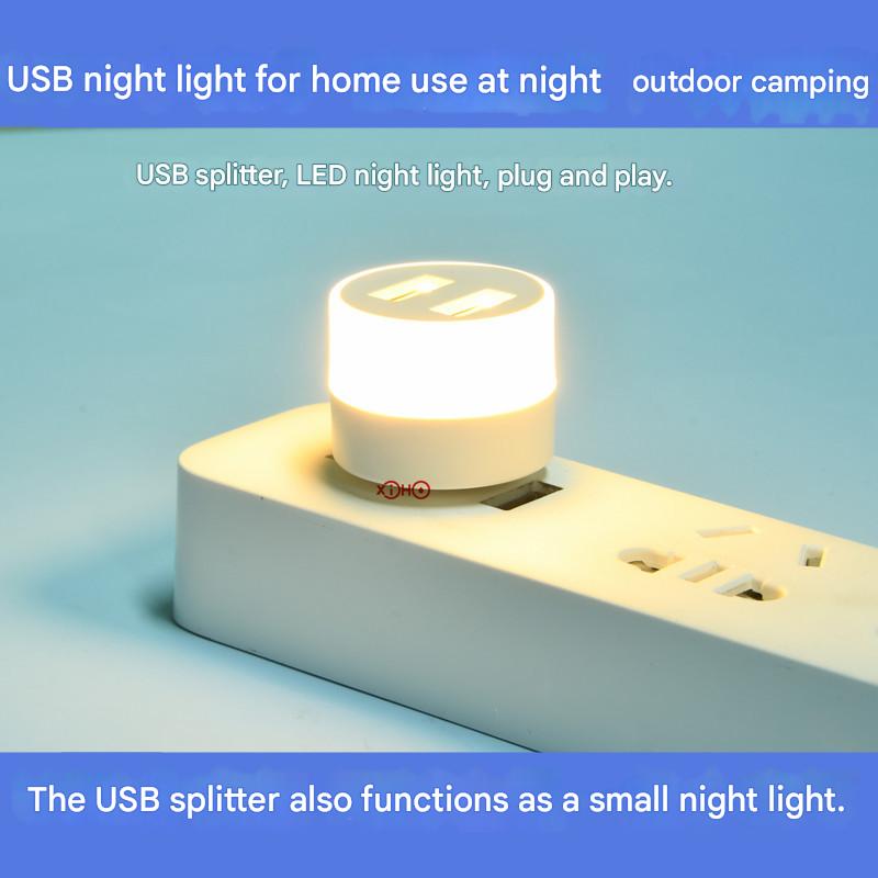 Usb-nattlys usb-lys usb-splitter usb-forlenger ledet-nattlys nattlampe