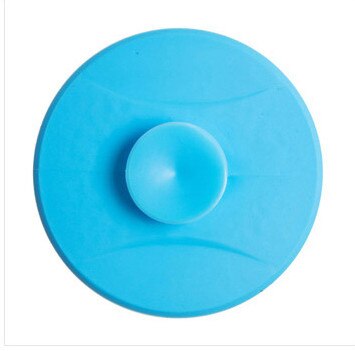 1Pcs Water Plug Rubber Circle Silicon Drain Plug Bathroom Leakage-Proof Stopper Sink: blue