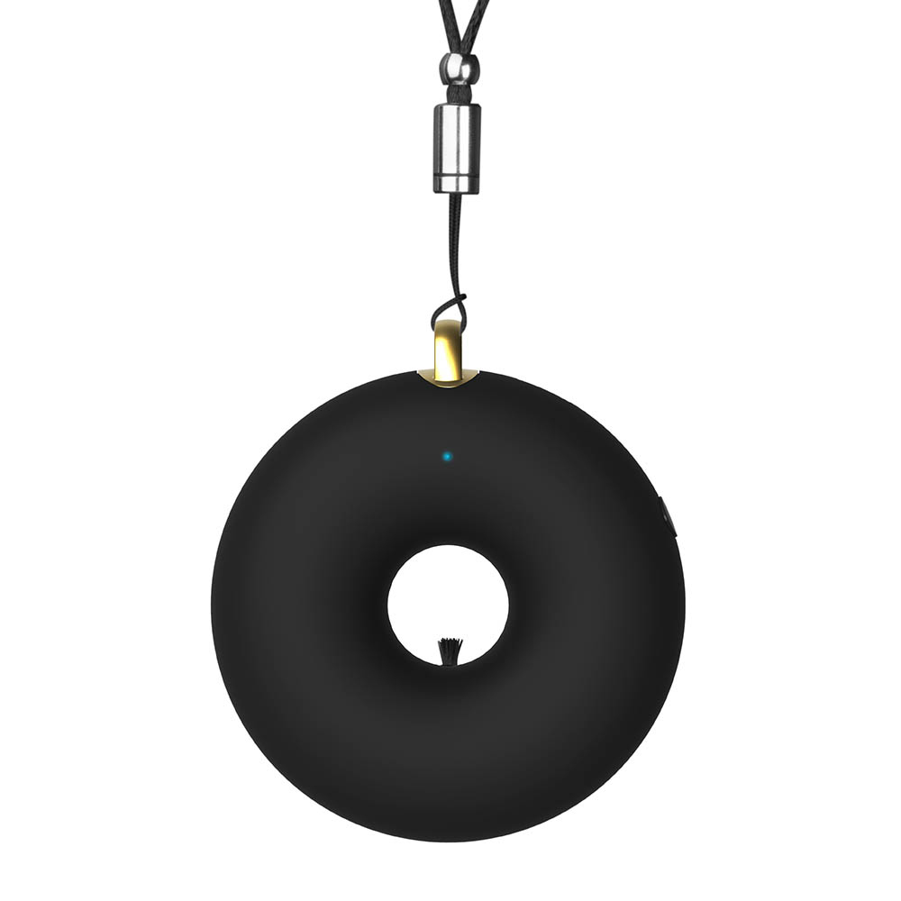 Negativ-ionen-luftreiniger Auto USB Ionisator Luft Frischer Reiniger Persönliche Ionisator Halskette Negative Ionen Ozon Für Erwachsene Kinder: black
