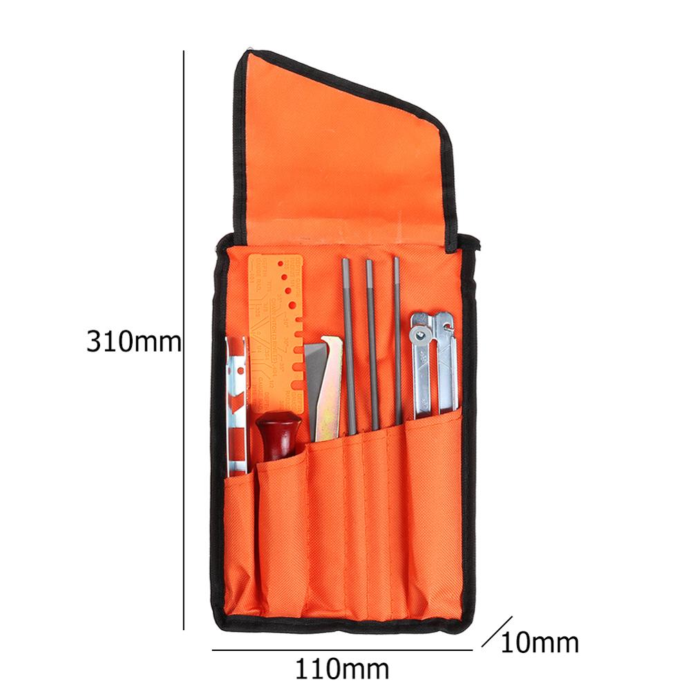 Chainsaw Sharpening File Woodworking Chain Sharpen Saw Sanding Filing Kit Strong Toughness Metal Portable Supplies