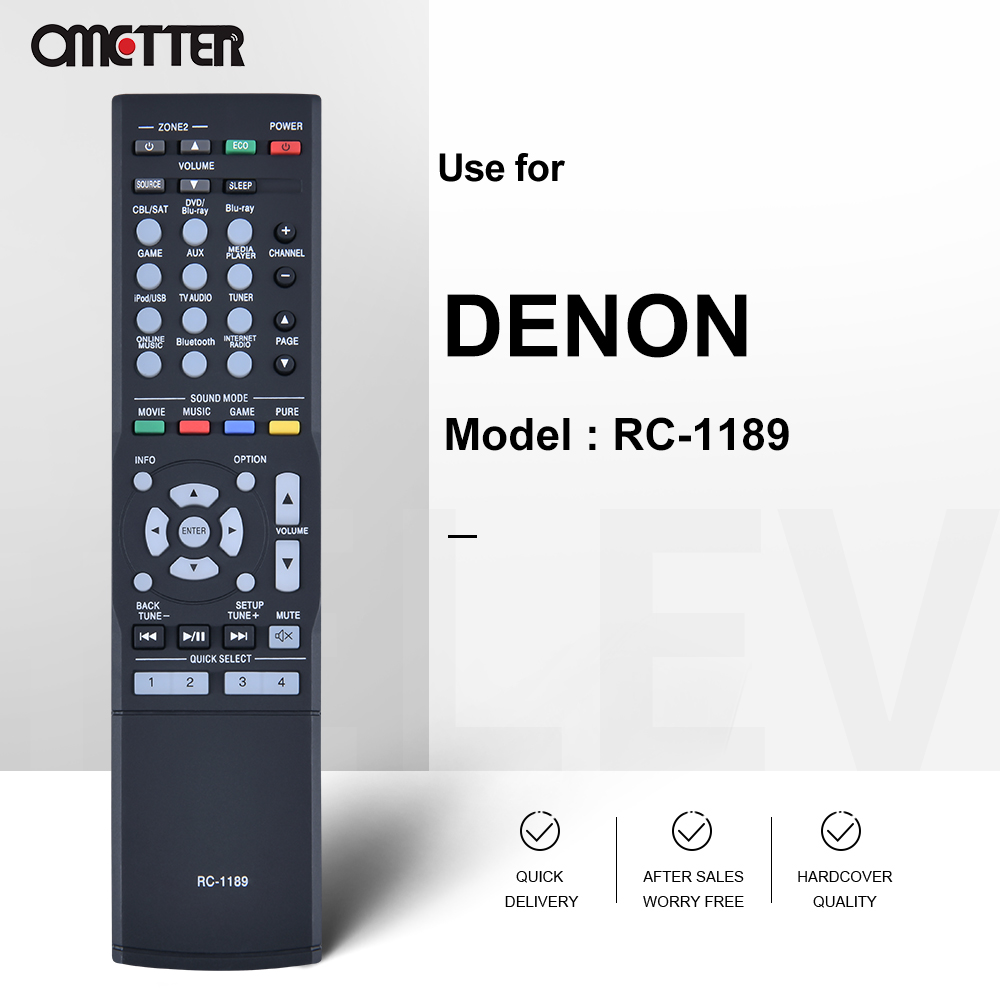 RC-1189 para piezas de receptor AV de Control remoto Denon AVR-S700W AVR-S710W AVR-S720W AVR-X1100W AVR-X1200W