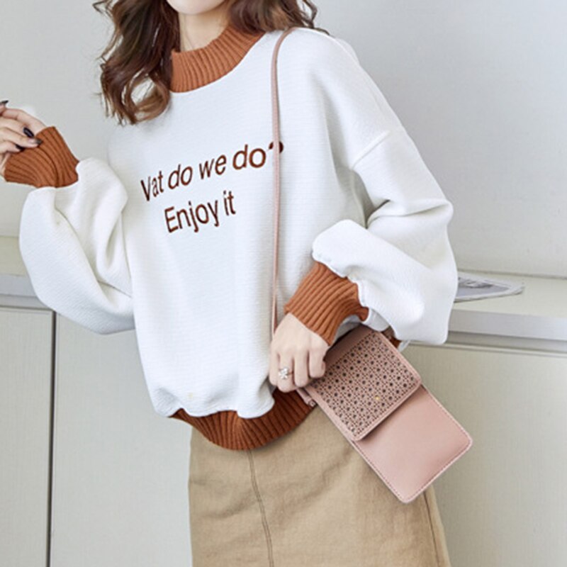 Cross Body Mobile Phone Bag Touching Screen Clear Window Mini Purse Cell Phone Bag Pouch FS99