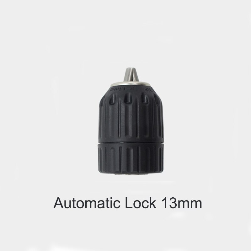 1PCS 6.5mm-16mm Manual Or Automatic Lock Drill Chuck Adapter For Impact Driver Electric Tool Accessories Square/Round/Hex Shank: Automatic Lock 13mm
