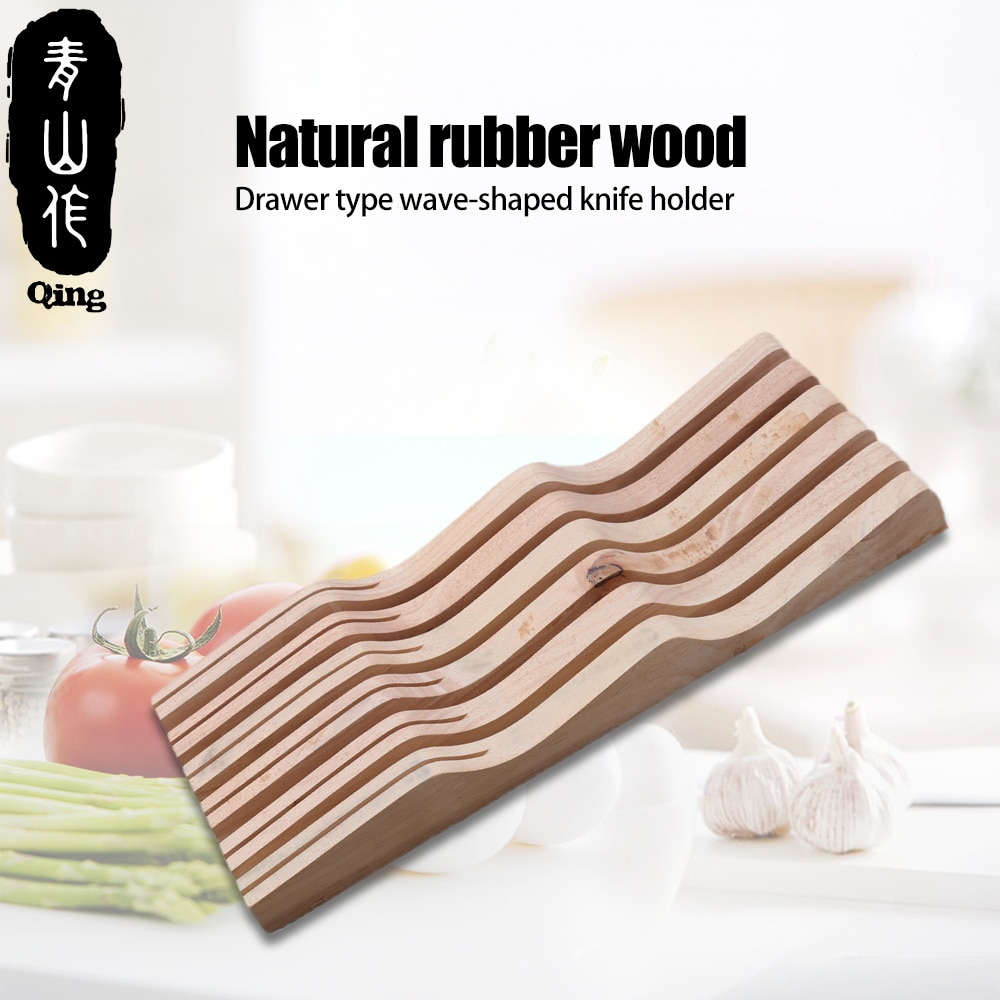 Qing Kitchen Chef Tool Knife Storage Organizer Tool Storage Block For Large And Small Cooking Knives Universal Knife Protector