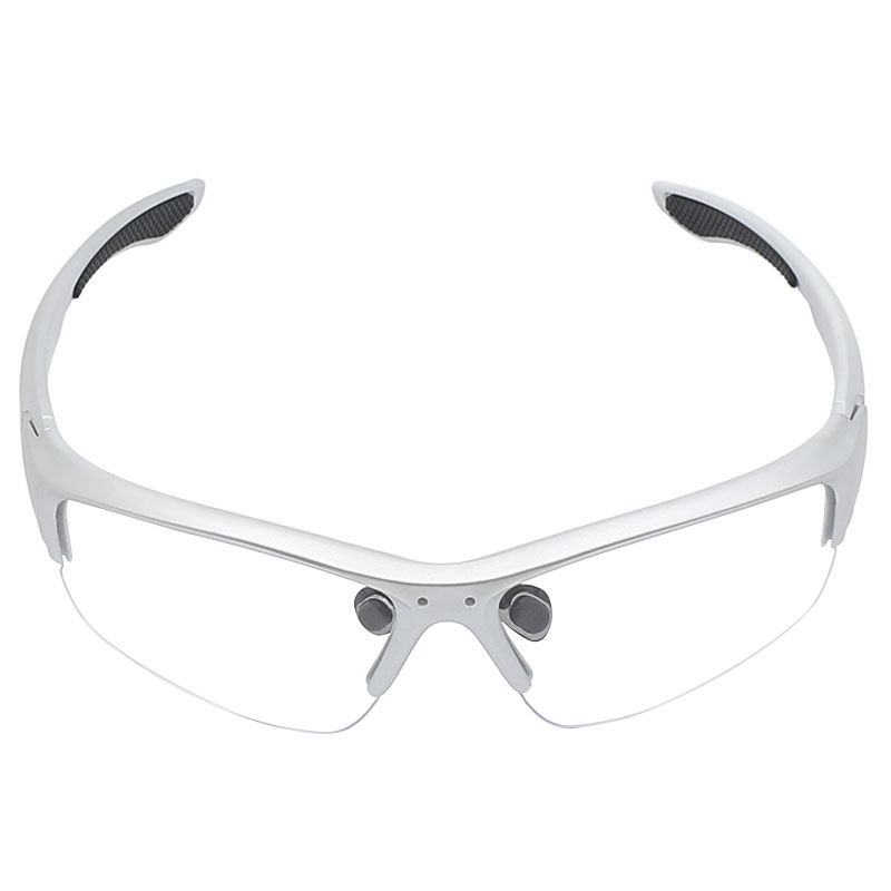 Tandheelkundige Loepen Accessoires Anti-Fog Glas Met Schroefgatframe Abs Bril Voor Binoculair Vergrootglas