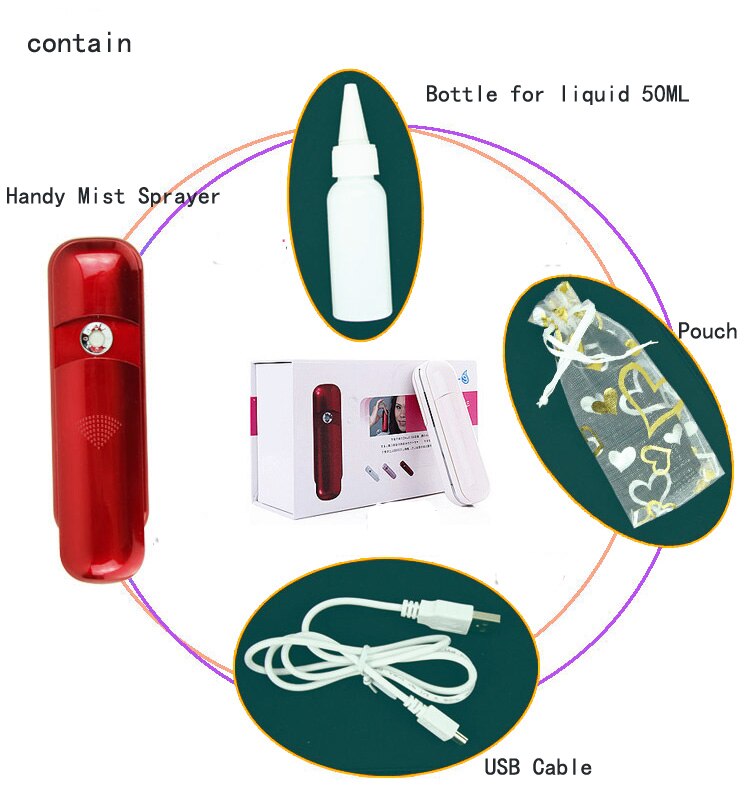 USB Rechargeable Nano Handy Mist Sprayer ,Mini Mis... – Grandado