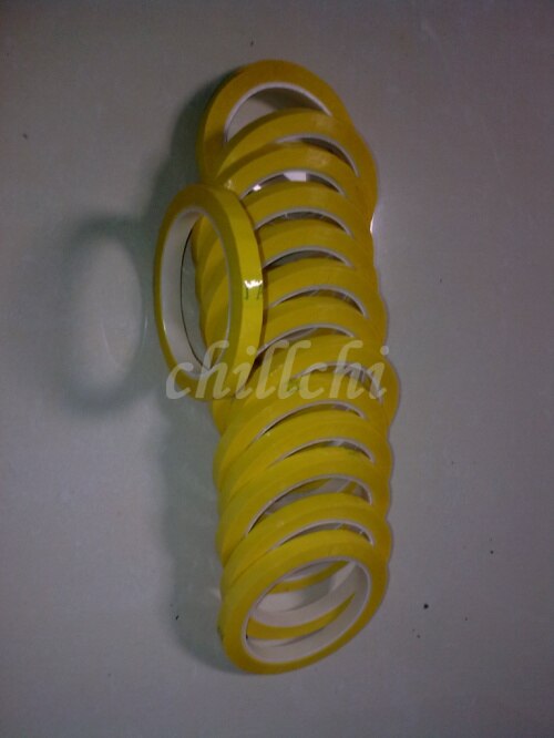 6mm transformer with a pressure sensitive tape 50 m roll of yellow tape Mara tape