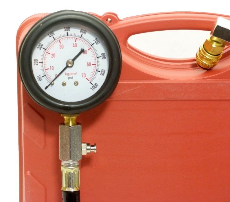 Diesel Engine Compression Cylinder Pressure Tester Gauge Kit 0-1000psi Tester Leakage Diagnostic Automotive Tool Compressometer