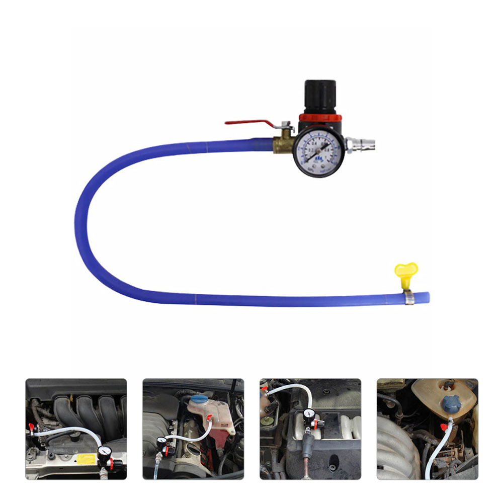 Probador de tanque de agua, herramienta de diagnóstico de tanque de agua , útil y duradero, probador de fugas de motor, 1 ud.