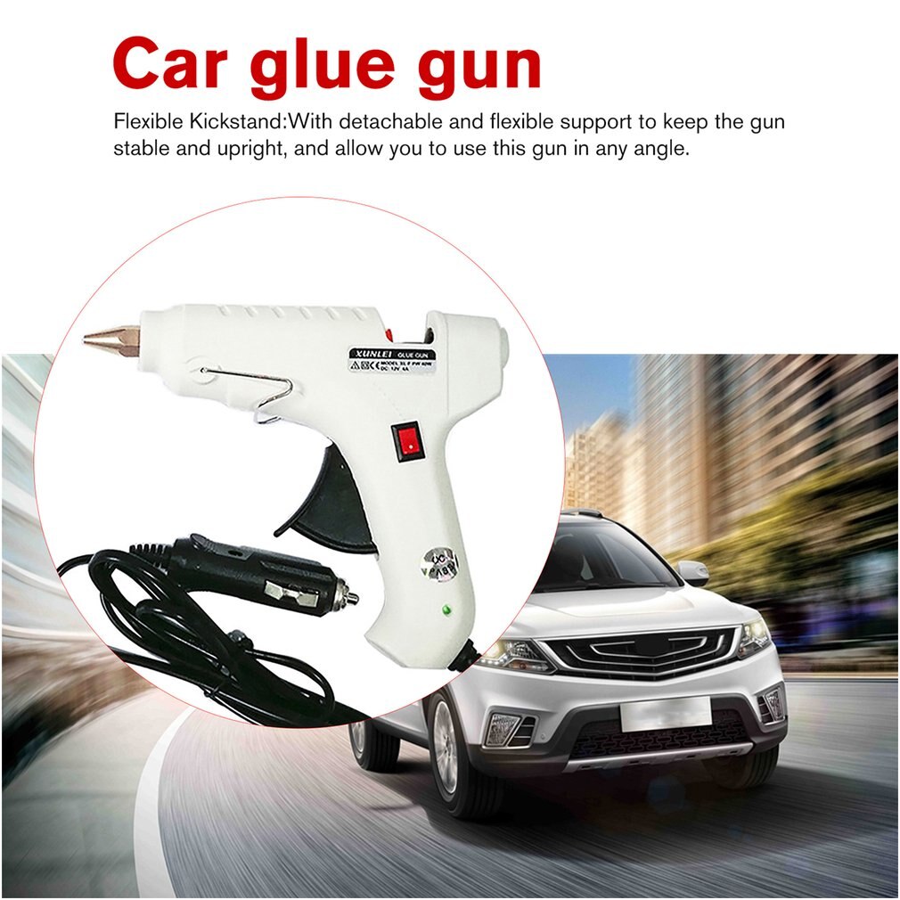 12V/40W Heating Melt Glue Gun Sticks Trigger Mini Guns Thermo Electric Heat Temperature Tool Repair Heat Gun