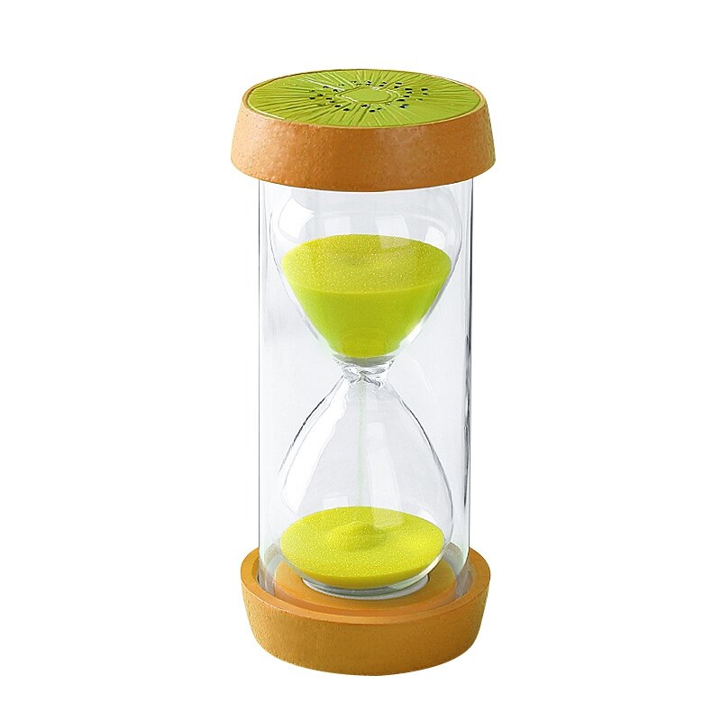 30 minuten fruit zandloper klok thuiskantoor bureau ornamenten kind anti-val zandloper 1: C / 30 minuten