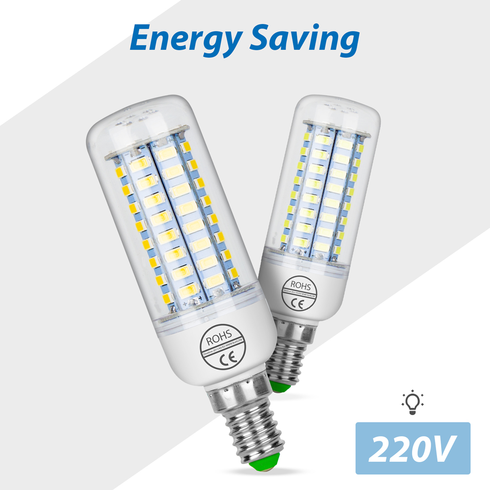 220V LED Corn Bulb E27 Lamp E14 Light GU10 Bombillas B22 Ampoule G9 LED Chandeliers 240V Lampada 3W 5W 7W 9W 12W 15W For Home