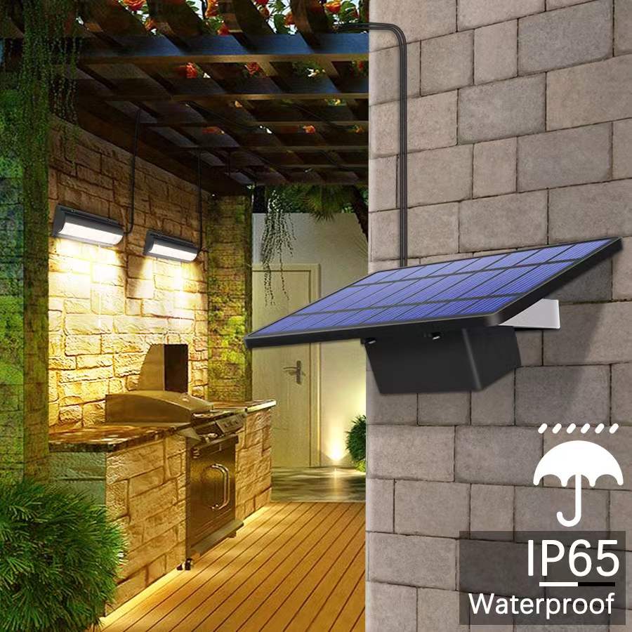 Solar Schuur Licht Zonne-verlichting Outdoor Hanger Lamp Automatische Sensor Schakelaar Met 3M Lijn Tuin Licht Voor Tuinen Yard binnenshuis