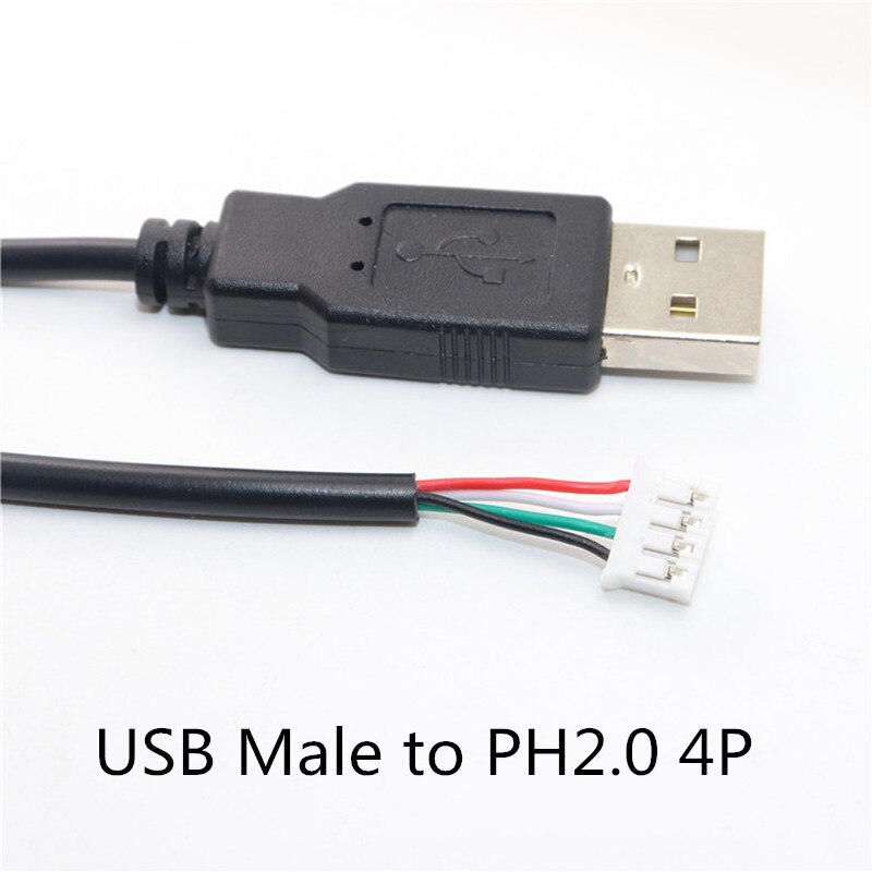 0.3m 5V USB Power Supply Cable To XH2.54 PH2.0 Dupont 2P 4P Charger Charging Cord Extension Connector DIY