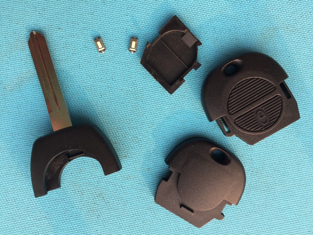 1pc 2 painiketta kaukosäätimen avainkotelo nissan primera nats key almera avaimen kansi aihio 2 kpl mikrokytkimet ilman logoa