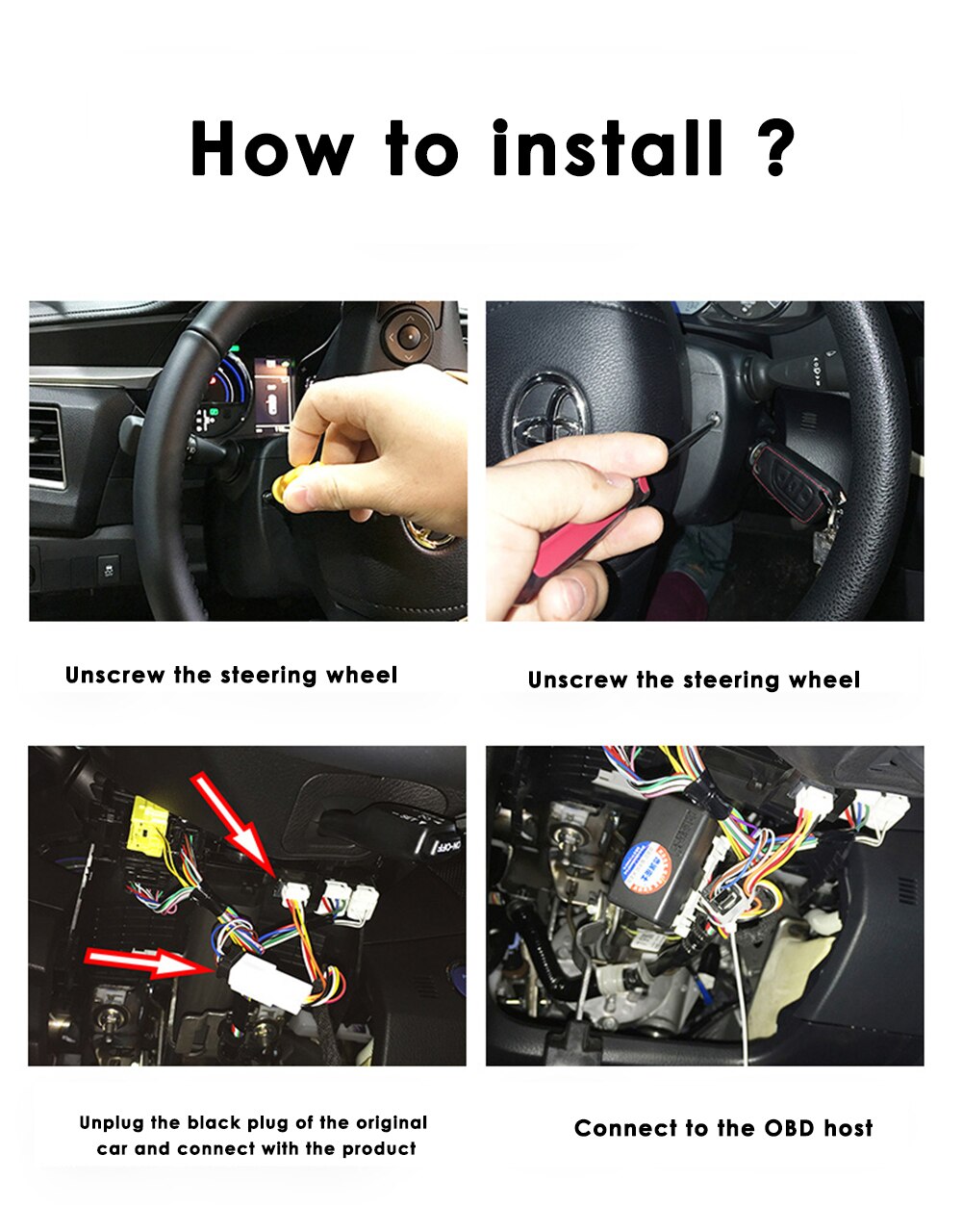 CHSKY Car OBD Speed Lock For Toyota Auris Hybrid Auris to Locking unlocking OBD kit Play Auto Speed Lock & Unlock