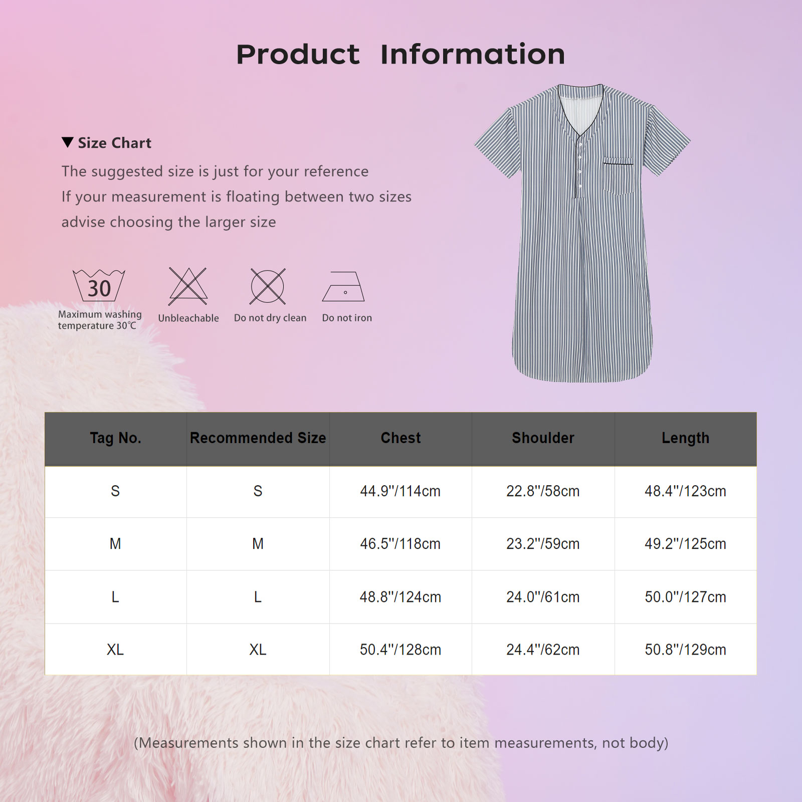 Mens Kaftan Jubba Thobe Muslim Striped Sleep Dress Pajamas Loungewear Sissy Nightwear Buttoned V Neck Split Hem Pullover Robe