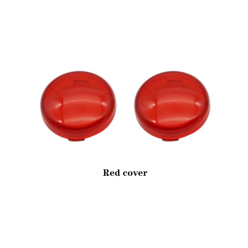 1Pair Motorcycle Led Turn Signals Kit for Harley Road Glide Touring Sportster with 1156 1157 Base White/Amber Led Turn Signal: shell red